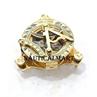 Los mejores  - Brass Sundial Compass - Pocket Compass 3&quot- By Nauticalmart